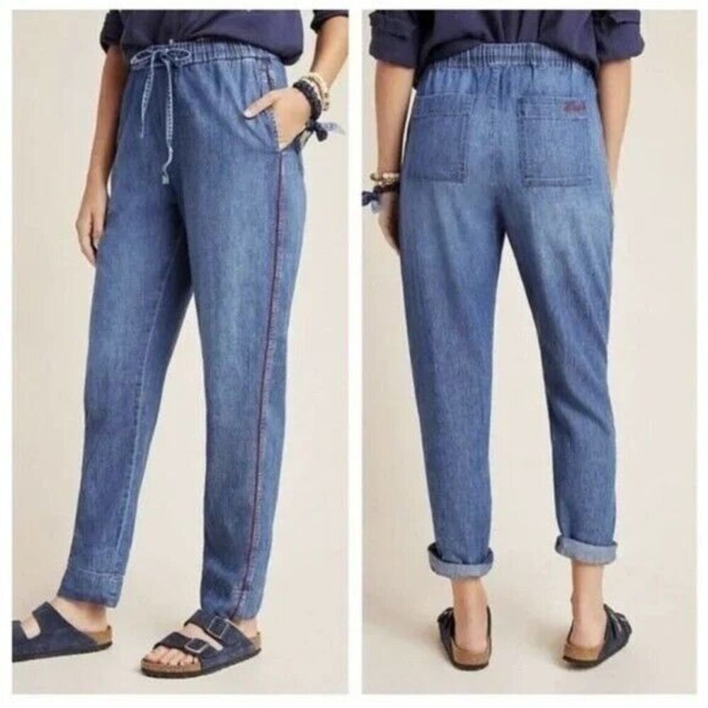 Sundry Red Track Pants with Elastic Waistband